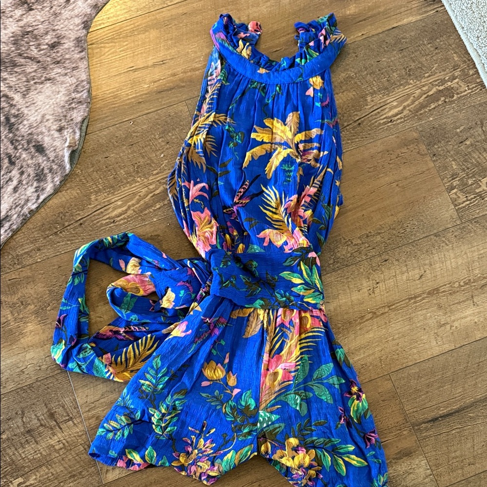 RACHEL Rachel Roy Vibrant Floral Romper